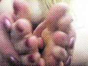 Carlycurvy up close feet and pussy play 16/16