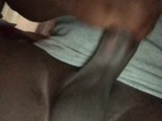 Stroking this big meat