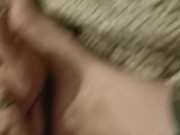 Chubby sexy tattooed nerd foot massage-fetish