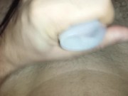 Jerk of with tenga egg, with cum inside!