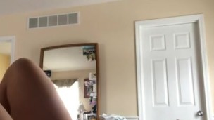 Pleasing herself till she cums hard