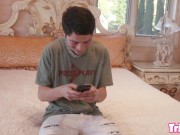 Trickery - Brandi Love tricks her step-son into fucking her on a dating app