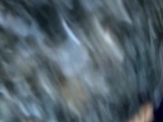 Beautiful ebony with huge ass sucks fucks and takes white cock up her ass 9/16