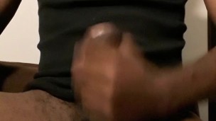 Stroking my BBC in the morning
