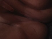 Little squirt before shower
