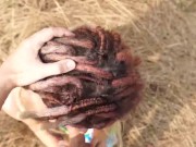 Meeting with Jenny Young. Blowjob in the Jungle. 7/16