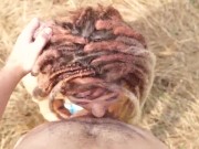 Meeting with Jenny Young. Blowjob in the Jungle. 8/16