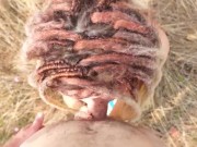 Meeting with Jenny Young. Blowjob in the Jungle. 9/16