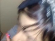 Watch me make daddy cum at his friends house 9/16