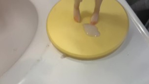 SOF Cum Tribute on Big Tit Hentai Figurine