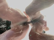 Ginger Redhead PAWG Big Natural Boobs | Shower Piss & Fucking Bouncing Tits 11/16