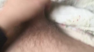 college teen jerks off and cums a big load