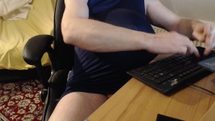 look my huge belly. i got horny with him
