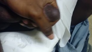 Masturbating at work in the restroom
