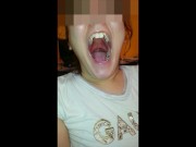 Girl Huge Mouth & Long Tongue pt2 6/16
