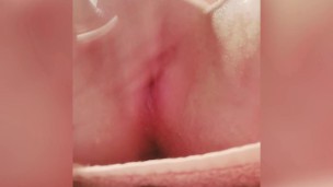 Tight pussy has multiple squirting orgasms