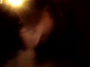 BRUNETTE SUCKS IN THE CAR WHILE DRIVING 2/16