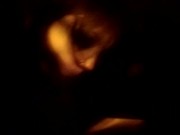 BRUNETTE SUCKS IN THE CAR WHILE DRIVING 4/16