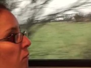 Fucking on train b4 next porn shoot