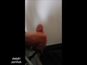 explosion ,a few seconds his expert hand squeezed my cock ,premature cum 6/16