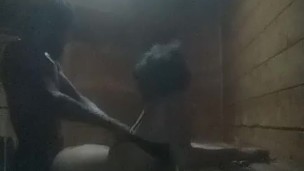 Redd and Ashe flashing and teasing and fucking in public Sauna