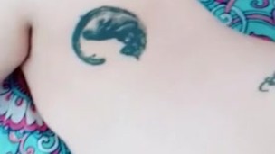 Relaxing and masturbating