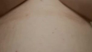 Fat piggy showing off saggy tits and big belly
