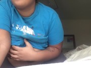 Doing a little mouth act and showing off my asshole/milky tits 9/16