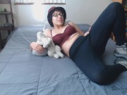Meaty queefs in leggings bra and shoes with hairy armpits 5/16