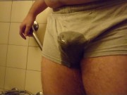 I wet myself in the shower