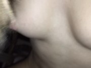 Licking his hard cock before I’m allowed to take it 16/16