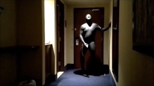 orca jerks off in the shadows