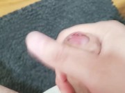 Uncut Teen Cums Hard (Massive Load)