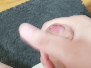 Uncut Teen Cums Hard (Massive Load)