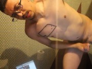 Cumshot in Hotel