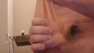 Creampie my toy. Drips down my cock