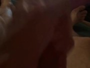 Another late jerk with lots of cum everywhere