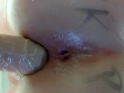 Fuckpig fucking my dildo on the mirror 5/16