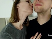 I give handjob and my bf shoots it | Amateur couple 1twothreecum 1/16