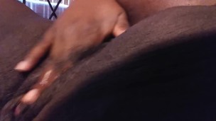 Milf has a quickie before work wet pussy play - His Queen Suga