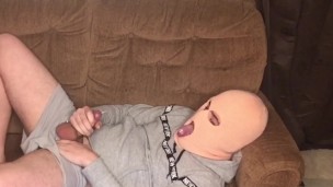 Self Facial While Camming on Chaturbate