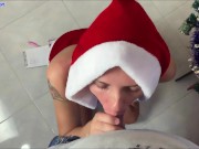 Best gift from Santa: Christmas hard anal and deep deepthroat