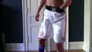 Basketball shorts bulging