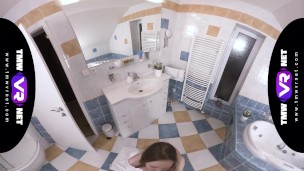TmwVRnet.com - Linda Weasley - Brushing teeth with sperm