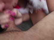 Merry Cockmas with huge cumshot - ClaudiaClass 9/16