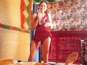  presents bong and own holes to friend on the Xmas. Cum on the face. 1/16