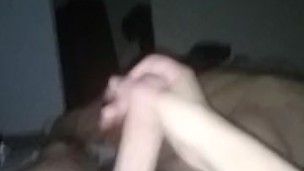 Jerkin moanin cum and surprise at end!