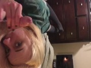 Blonde newcomer Ivey sucks and fucks her producer’s big cock 4/16