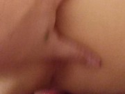 Sexy lesbian slut cums real hard with big pink strap 6/16