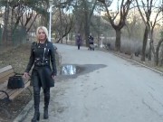 WATCH  Public pussy, smoking and Fucking myself in public 12/16